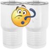 20 oz. Tall Stainless Steel Vacuum Insulated Tumbler White Thumbnail
