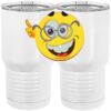 20 oz. Tall Stainless Steel Vacuum Insulated Tumbler White Thumbnail
