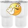 20 oz. Tall Stainless Steel Vacuum Insulated Tumbler White Thumbnail