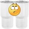 20 oz. Tall Stainless Steel Vacuum Insulated Tumbler White Thumbnail