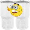 20 oz. Tall Stainless Steel Vacuum Insulated Tumbler White Thumbnail