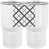 20 oz. Tall Stainless Steel Vacuum Insulated Tumbler White Thumbnail