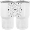20 oz. Tall Stainless Steel Vacuum Insulated Tumbler White Thumbnail