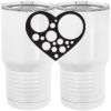 20 oz. Tall Stainless Steel Vacuum Insulated Tumbler White Thumbnail