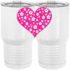 20 oz. Tall Stainless Steel Vacuum Insulated Tumbler White Thumbnail