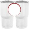 20 oz. Tall Stainless Steel Vacuum Insulated Tumbler White Thumbnail