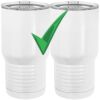 20 oz. Tall Stainless Steel Vacuum Insulated Tumbler White Thumbnail