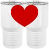 20 oz. Tall Stainless Steel Vacuum Insulated Tumbler White Thumbnail