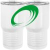 20 oz. Tall Stainless Steel Vacuum Insulated Tumbler White Thumbnail