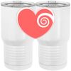 20 oz. Tall Stainless Steel Vacuum Insulated Tumbler White Thumbnail