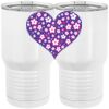 20 oz. Tall Stainless Steel Vacuum Insulated Tumbler White Thumbnail