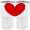 20 oz. Tall Stainless Steel Vacuum Insulated Tumbler White Thumbnail