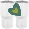 20 oz. Tall Stainless Steel Vacuum Insulated Tumbler White Thumbnail