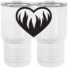 20 oz. Tall Stainless Steel Vacuum Insulated Tumbler White Thumbnail