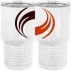 20 oz. Tall Stainless Steel Vacuum Insulated Tumbler White Thumbnail