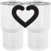 20 oz. Tall Stainless Steel Vacuum Insulated Tumbler White Thumbnail