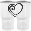 20 oz. Tall Stainless Steel Vacuum Insulated Tumbler White Thumbnail