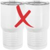 20 oz. Tall Stainless Steel Vacuum Insulated Tumbler White Thumbnail