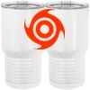20 oz. Tall Stainless Steel Vacuum Insulated Tumbler White Thumbnail