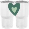 20 oz. Tall Stainless Steel Vacuum Insulated Tumbler White Thumbnail