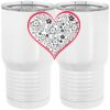 20 oz. Tall Stainless Steel Vacuum Insulated Tumbler White Thumbnail