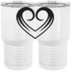 20 oz. Tall Stainless Steel Vacuum Insulated Tumbler White Thumbnail