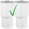 20 oz. Tall Stainless Steel Vacuum Insulated Tumbler White Thumbnail