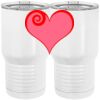 20 oz. Tall Stainless Steel Vacuum Insulated Tumbler White Thumbnail