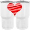 20 oz. Tall Stainless Steel Vacuum Insulated Tumbler White Thumbnail
