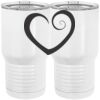 20 oz. Tall Stainless Steel Vacuum Insulated Tumbler White Thumbnail