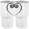 20 oz. Tall Stainless Steel Vacuum Insulated Tumbler White Thumbnail