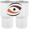 20 oz. Tall Stainless Steel Vacuum Insulated Tumbler White Thumbnail