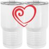 20 oz. Tall Stainless Steel Vacuum Insulated Tumbler White Thumbnail