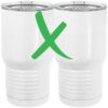20 oz. Tall Stainless Steel Vacuum Insulated Tumbler White Thumbnail