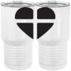 20 oz. Tall Stainless Steel Vacuum Insulated Tumbler White Thumbnail