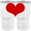 20 oz. Tall Stainless Steel Vacuum Insulated Tumbler White Thumbnail
