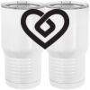 20 oz. Tall Stainless Steel Vacuum Insulated Tumbler White Thumbnail