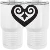 20 oz. Tall Stainless Steel Vacuum Insulated Tumbler White Thumbnail