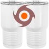 20 oz. Tall Stainless Steel Vacuum Insulated Tumbler White Thumbnail
