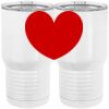 20 oz. Tall Stainless Steel Vacuum Insulated Tumbler White Thumbnail