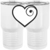20 oz. Tall Stainless Steel Vacuum Insulated Tumbler White Thumbnail