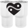 20 oz. Tall Stainless Steel Vacuum Insulated Tumbler White Thumbnail