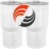 20 oz. Tall Stainless Steel Vacuum Insulated Tumbler White Thumbnail