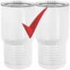 20 oz. Tall Stainless Steel Vacuum Insulated Tumbler White Thumbnail