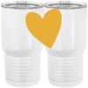 20 oz. Tall Stainless Steel Vacuum Insulated Tumbler White Thumbnail