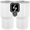 20 oz. Tall Stainless Steel Vacuum Insulated Tumbler White Thumbnail