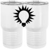 20 oz. Tall Stainless Steel Vacuum Insulated Tumbler White Thumbnail