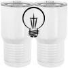 20 oz. Tall Stainless Steel Vacuum Insulated Tumbler White Thumbnail