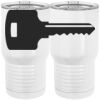 20 oz. Tall Stainless Steel Vacuum Insulated Tumbler White Thumbnail