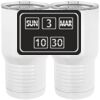 20 oz. Tall Stainless Steel Vacuum Insulated Tumbler White Thumbnail